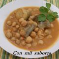 POTAJE DE GARBANZOS CON ALCACHOFAS