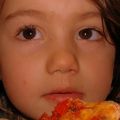 Pizza bambino con salchichón