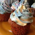 Cupcakes tricolor (12 unidades)