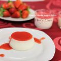 PANNA COTTA CON SALSA DE FRESAS