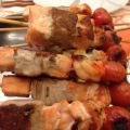 BROCHETAS DE SALMÓN Y ATUN