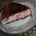 TARTA DE YOGOURT DE CEREALES CON SALSA DE FRESON