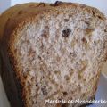 BRIOCHE CON PASAS Y NUECES EN PANIFICADORA