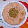 FOCACCIA AL SESAMO CON RISO E ZUCCHINE