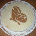 Tarta de arroz con leche y soletillas