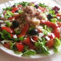 Ensalada fresca con alubias
