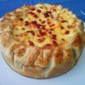 QUICHE RÚSTICO DE CARNE, PATATA Y CHORIZO