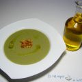 Crema de habas crujiente