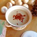 Crema de champiñones.