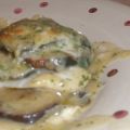 MILHOJAS DE VERDURAS Y MERLUZA EN SALSA VERDE