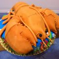 Tarta bogavante con fondant