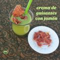 CREMA DE GUISANTES CON JAMÓN