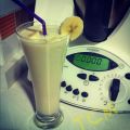 Batido de yogur con plátano helado