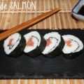 Maki de salmón ahumado {サーモン巻き}