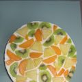 Tarta de lima sin horno, con fruta fresca