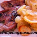 Chuletas de pavo asadas