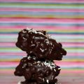 Barritas de coco y chocolate