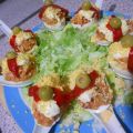 Tapas de huevos rellenos