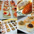 Montaditos, tostas y canapés variados