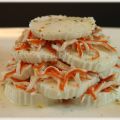 Milhojas Dukan de queso fresco y surimi