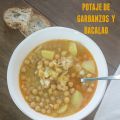 POTAJE DE GARBANZOS Y BACALAO