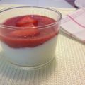 Crema Mascarpone con coulin de fresa
