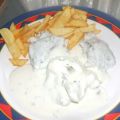 Carrilleras con salsa de queso