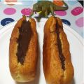 XUXOS CON CREMA DE CHOCOLATE Y PLÁTANO