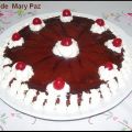 Tarta de coco y galletas
