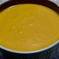Crema de calabaza y quesitos