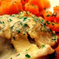 Ravioli con calabaza y salsa de nueces