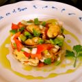 TIMBAL DE MEJILLONES EN VINAGRETA