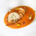 CALLOS DE BACALAO CON ESPUMA DE PIQUILLOS