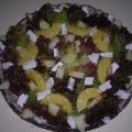 Ensalada de melón y escarola rizada
