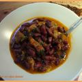 Judías rojas con calabaza y setas