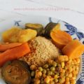 Cuscús marroquí de verduras y garbanzos