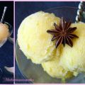 Sorbete de naranja con un toque de vodka