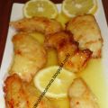 Pollo al limón (tipo chino)