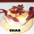 Huevos al jamón ibérico estilo Chao.