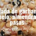 Ensalada de Garbanzos, Pomelo, Almendras y Pasas