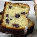Bizcocho de queso y arándanos