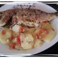 PARGO AL HORNO CON VERDURAS