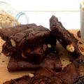 Brownie con avellanas y toffee