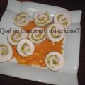 ROLLITOS DE PAVO RELLENOS DE NARANJA Y[...]