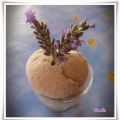 Helado de flores de lavanda