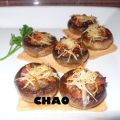 Champiñones rellenos.