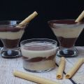 Natillas tradicionales de vainilla y chocolate