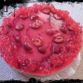 Mousse de cuajada de fresa