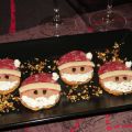 Canapés de Papá Noel
