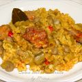 Arroz a la cazuela con habitas tiernas...